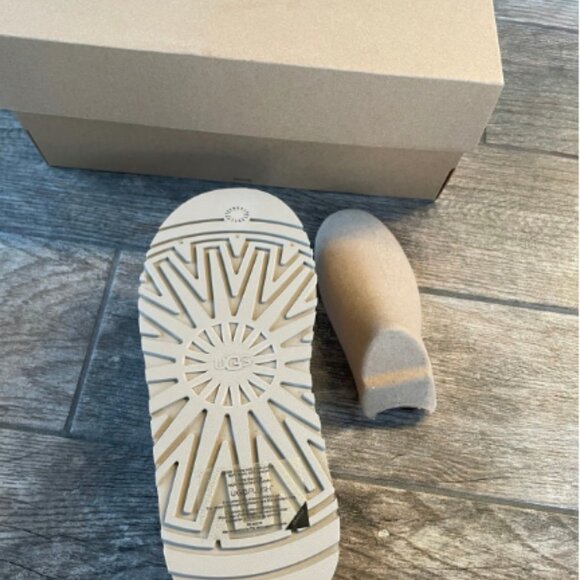 UGG Tan Suede Platform Shoes - Picture 5 of 7